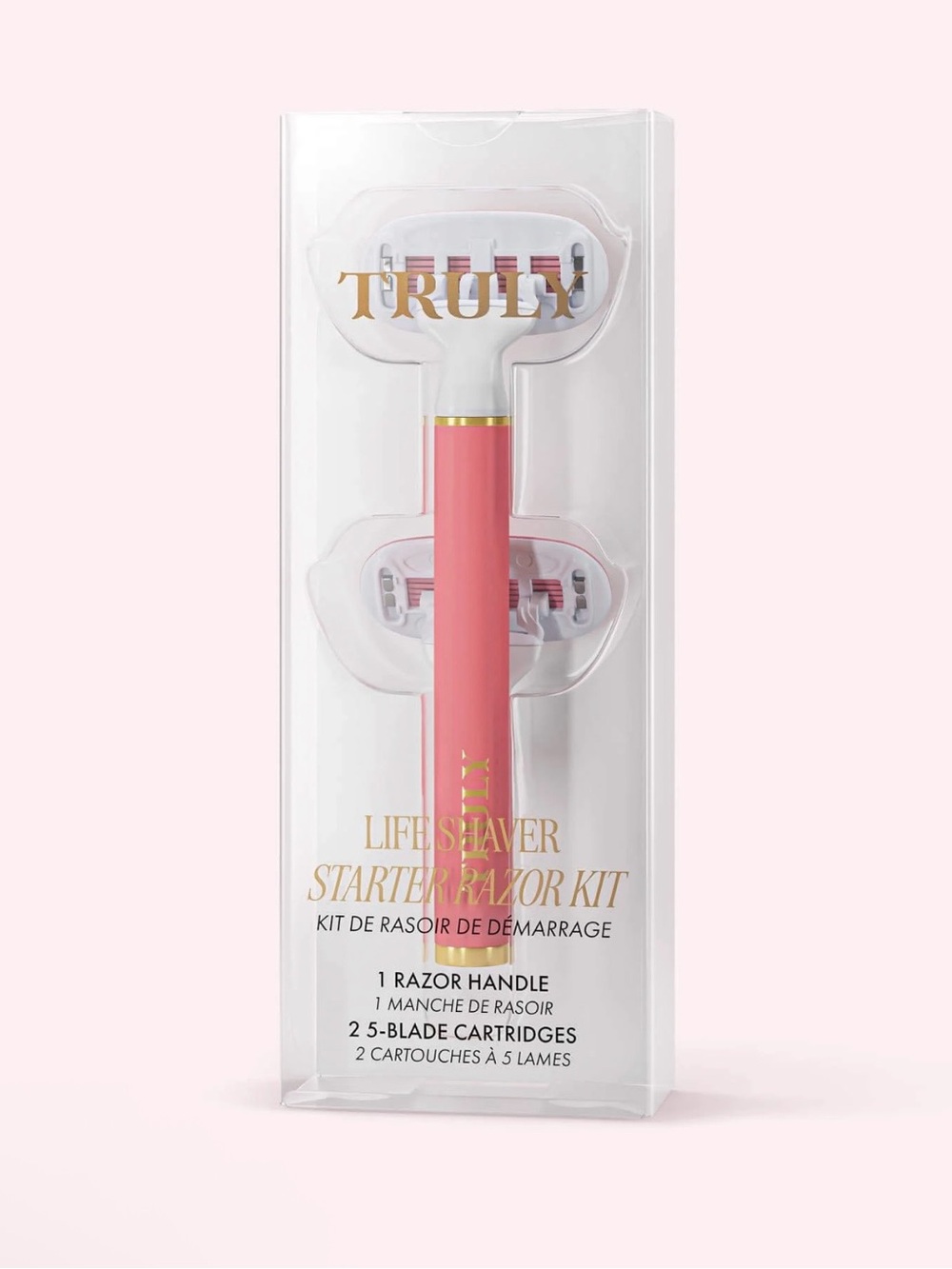 TRULY Life Shaver Starter Razor Kit - Pink